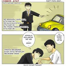 Tentunya semua dalam bahasa indonesia. Bakti Kepada Abah
