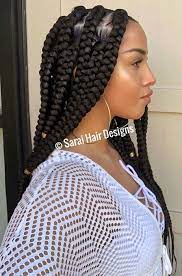 43 Big Box Braids Hairstyles For Black Hair Stayglam Big Box Braids Hairstyles Braids For Black Hair Big Box Braids