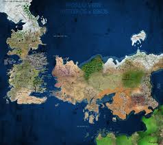 Game Of Thrones Game Of Thrones Map Westeros Map Game Of Thrones Art The interactive map, found here, was built through google maps and allows game of thrones fans game of thrones fans using the map can click on a particular character, from the sidebar, and then. game of thrones map westeros map