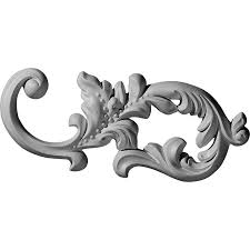 Ekena Millwork 8 In X 3 125 In Chateau Primed Urethane Applique Moulding Profiles Wall Trim Accent Pieces