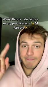 Unconventional Pre-Game Rituals of a D1 Athlete