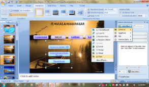 Kita dapat memberikan background pada presentasi ms powerpoint 2007 melalui fitur. Fitur Presentasi Power Point Cara Membuat Power Point