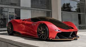 3d Printed Ferrari F25 Electric Hypercar Scale Model Looks Into The Future Futuristic Cars Concept Cars Super Cars