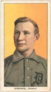 Hughie Jennings, Detroit Tigers, baseball card portrait]