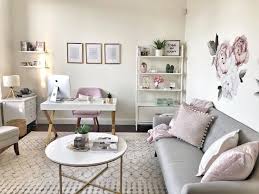 How To Create A Chic And Cozy Home Office Space This Mama Loves Life Cozy Home Office Living Room Office Combo Home Office Space