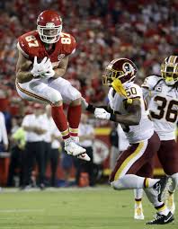 Travis Kelce Went Up For This Pass Against The Washington