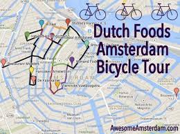 Dutch Foods Bicycle Tour Of Amsterdam Self Guided Route Amsterdam Dutch Recipes Amsterdam Travel