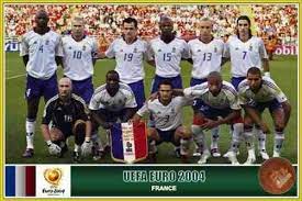 France Team Group For The 2004 European Championship Cromos