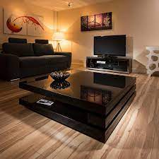 The furniture with a gloss surface, also as well as furniture with mirrors, is capable to expand visually even the smallest space of any room. Extra Large Modern Square Piano Black Gloss 1 2 Mtr Coffee Table 397e Coffee Table Square Black Square Coffee Table Large Square Coffee Table