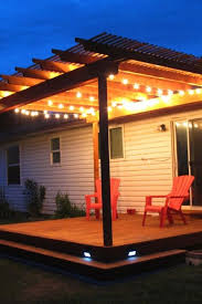29 Awesome Diy Patio Lighting Projects You Can Create Yourself To Complete Your Patios Outdoor Patio Lighting Desi Diy Outdoor Lighting Pergola Patio Pergola