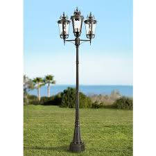 Many are available in two color palettes: Casa Marseille 100 H Black Outdoor 3 Light Post Light 95618 Lamps Plus