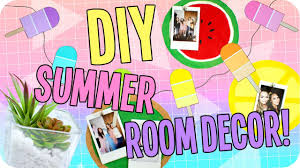 Diy Summer Room Decor Cheap Easy Youtube Summer Room Decor Easy Diy Room Decor Summer Diy