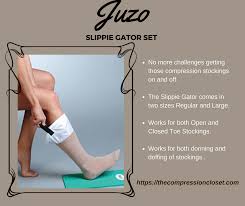 Pin By The Compression Closet On Donning And Doffing Compression Lymphedema Compression Stockings Compression