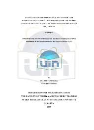Oleh itu, menitik beratkan setiap syarat sah sembelihan adalah penting untuk menjaga kesucian dari segi halal bagi binatang yang disembelih itu. An Item Analysis Of English Summative Test An Analysis Study In The Second Grade Of Sma Negeri 6 Depok In The 2013 2014 Academic Year