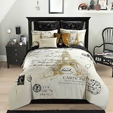 You will have two main color schemes when looking at black and white bedroom designs. Casa Paris Gold Comforter Set 8 Piece