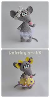 вязаные крючком мыши крысы мышки крыски символ 2020 года Amigurumi 370 Keychain Crochet Pattern Knitting Ars Life Kryska Lariska Kryuchok Rost 21 Vyazanye Podarki Svyazanye Kryuchkom Kukly Svyazannye Kryuchkom Igrushki