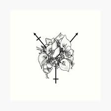 Black and white floral art prints. Black And White Flowers Art Prints Redbubble