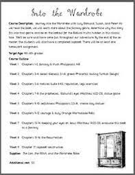 Into The Wardrobe Walking By The Way Lion Witch Wardrobe The Magicians Nephew Free Homeschool Curriculum