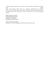 Jutaan terima kasih kepada semua yang ucap dan mendoakan sempena sambutan ulang tahun kelahiran. Contoh Teks Ucapan Pengacara Majlis Sempena Hari Guru