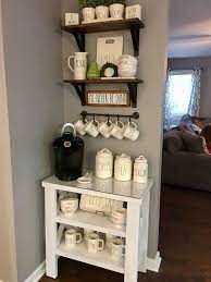 10 Coffee Bar Cabinet Ideas For The Perfect Cup Of Joe Inneneinrichtung Dekoration Schlafzimmer Dekorat Coffee Bar Home Diy Coffee Bar Home Coffee Stations