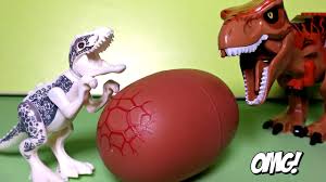The hybrid was created by combining the genetic traits of multiple species. T Rex Vs Raptors Indominus Rex Lego Jurasssic World Toys The Dinosaur Egg Story