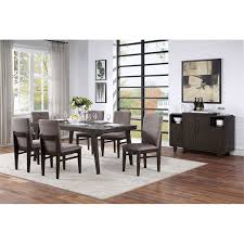 We believe that chocolate brown dining room exactly should look like in the picture. Alpine Furniture Olejo Wood Fixed Top Dining Table In Chocolate Brown 3315 01