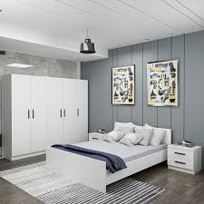 kale yatak odasi takimi set 1 beyaz