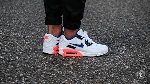 Nike air max 90 g nrg. Nike Air Max 90 Essential White Ultramarine Solar Red 537384 136