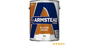 armstead 5218612 trade floor paint red 5 litre