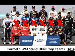 Maybe you would like to learn more about one of these? Formel 1 Wm Stand Ohne Top Teams 2019 Formula 1 Season Formel1 Formula1 F1 Youtube
