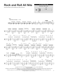 Rock And Roll All Nite By Kiss Piano Vocal Guitar Right Hand Melody Digital Sheet Music