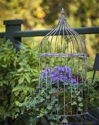 Paper crafting supplies by popular brands like graphic 45, heartfelt creations, stamperia, spellbinders, prima, and our very own line, designs by shellie. Birdcage With Flowers How To Create A Birdcage Flower Garden Balcony Garden Web