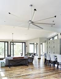 Essence Ceiling Fan Installed In The Salhab Residence Living Room Essence Bigassfans Ceiling Modern Ceiling Fan Living Room Ceiling Fan Living Room Ceiling