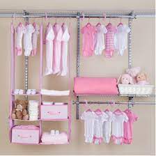 Basicwise pack of 5 foldable portable plastic hangers for travel, pink. Delta Children Deep Nursery Closet Organizer 24 Piece Set Reviews Wayfair