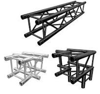 Structure de treillis en aluminium personnalisée événement 220mm 290mm  400mm 600mm boulon en aluminium broche carré circulaire Triangle treillis  de ...