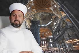 Camide görev yapacak din görevlilerinin isimlerinin belli olduğunu belirten diyanet. Ayasofya Cami Imam Hatipligine Atanan Erzurumlu Bunyamin Top