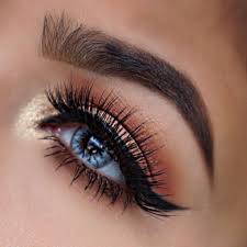 Black And Blue Inner Corner Of Eye Red Lip Fantasy Eye Makeup Skin Makeup Makeup