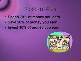 20% of your monthly income should go to your investment vehicles. Introduction To Saving Ppt Download