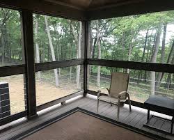 You can use the same techniques detailed here for new and remodeled porches, deck use a non marring mallet to tap the narrow cap trim onto the base strips that are screwed to the 2x4 railing. Customer Project Profile Mini Track Installation Tips Screen Tight