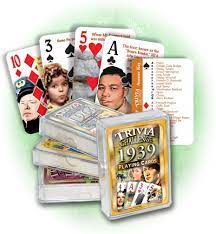 Rd.com knowledge facts consider yourself a film aficionado? Flickback Media Inc 1939 Trivia Playing Cards 80th Birthday Or 80th Toys Games Games Ghdonat Com