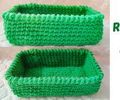 These free crochet basket patterns use different techniques, stitches and styles so you can make baskets for every room in your house. Make Your Own Rectangle Crochet Basket 9 Steps With Pictures Instructables