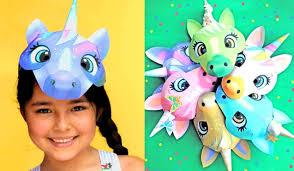 People are wearing colorful face masks to express themselves during coronavirus pandemic. Printable Unicorn Masks Be A Cute Unicorn In No Time Happythought
