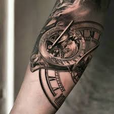Time Machine Cool Arm Tattoos Arm Tattoos For Guys Clock Tattoo
