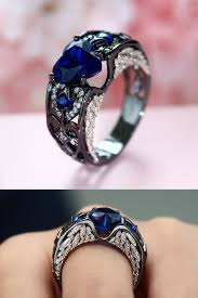 Womens Black And Blue Wedding Rings How To Choose The Perfect Design For Your Tattoo Black Wedding Rings Blue Wedding Rings Gothic Wedding Rings