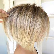 Voluminous Rounded Bronde Bob Thin Hair Haircuts Hair Styles Hairstyles For Thin Hair