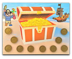 Earn Pirate Treasure With This Fun Interactive Behavior Chart Add Or Remove Coins Via Hook And Loop