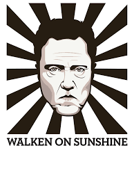 Kinder T-Shirt for Sale mit " kommt noch ein Christopher Walken Wortspiel.  * WALKEN ON SUNSHINE * ist mindestens 100x besser als "Walking
