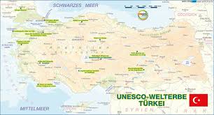 Landkarten und stadtpläne der türkei». Karte Von Unesco Welterbe Turkei Land Staat Welt Atlas De