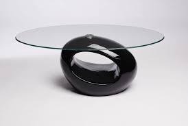 I cant wait to do business with you in the future. Contemporary Retro Designed Oval Coffee Table Black Clear Ukcoffeetables Com