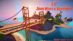 Start off with a quick 1v1 box fight and then into a normal zone wars on a unique set of terrain! 3 2 Zone Wars Box Fight Creative Map Fortniteskin Com